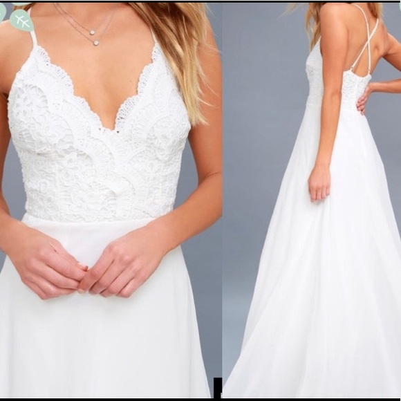 Lulus Madlyn White Maxi Dress - Picture 3 of 6